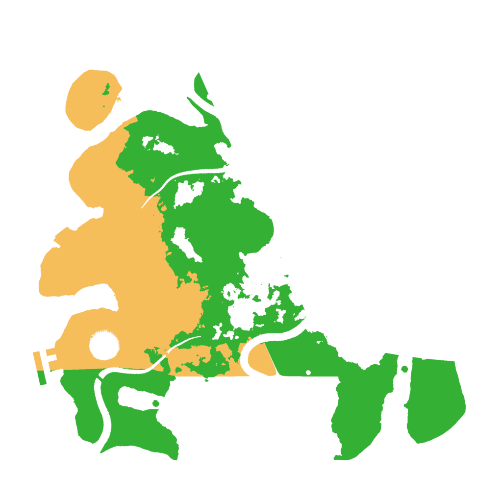 Biome Rust Map: Procedural Map, Size: 3000, Seed: 684132909