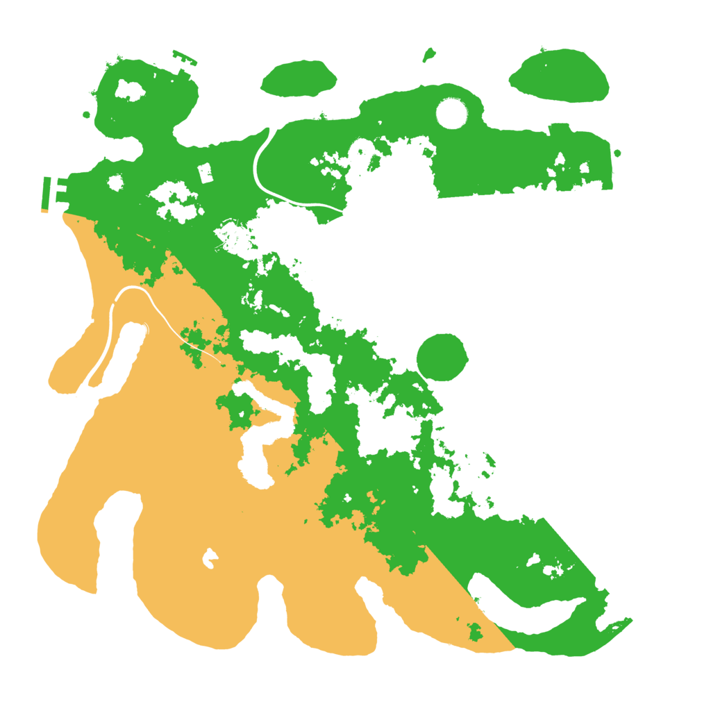 Biome Rust Map: Procedural Map, Size: 4000, Seed: 109422429