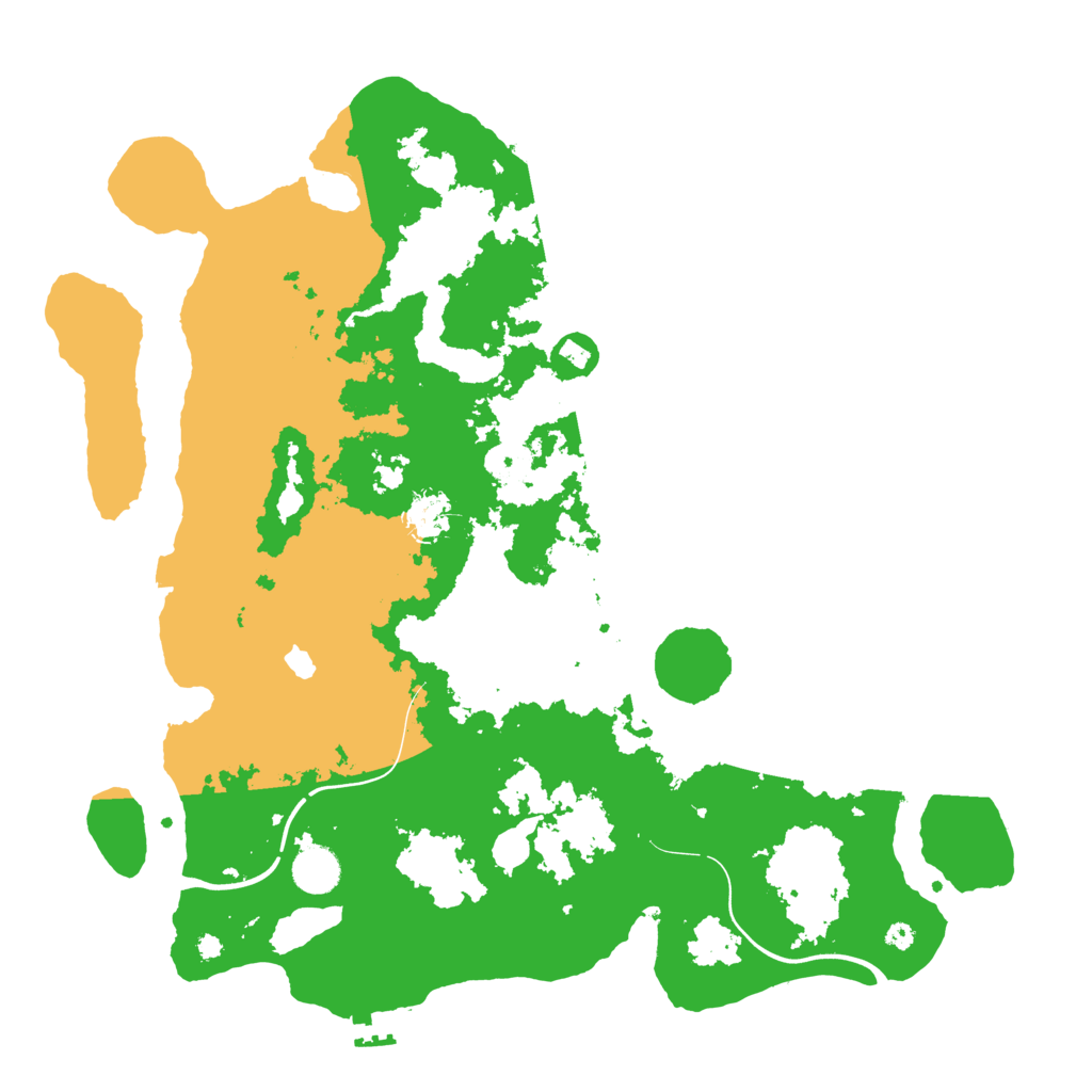 Biome Rust Map: Procedural Map, Size: 4000, Seed: 263483300