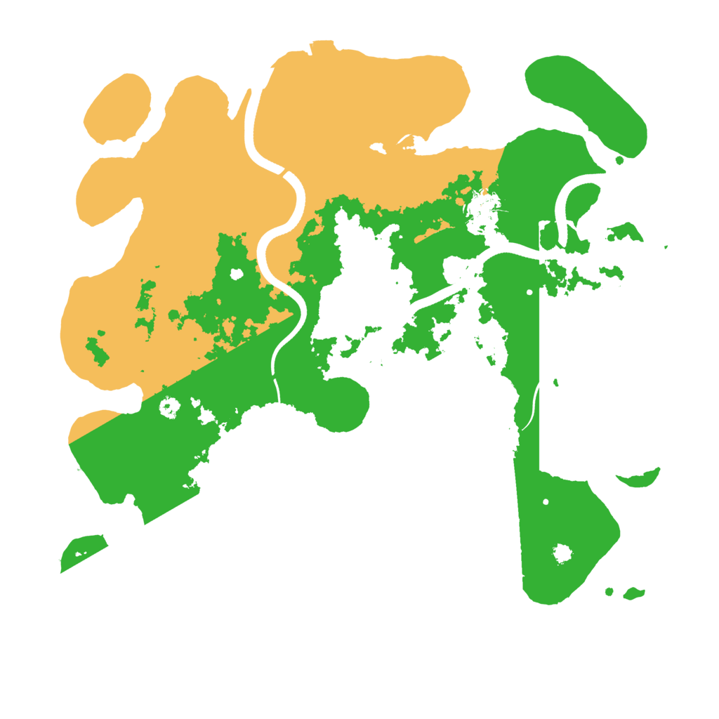 Biome Rust Map: Procedural Map, Size: 3500, Seed: 1266599206