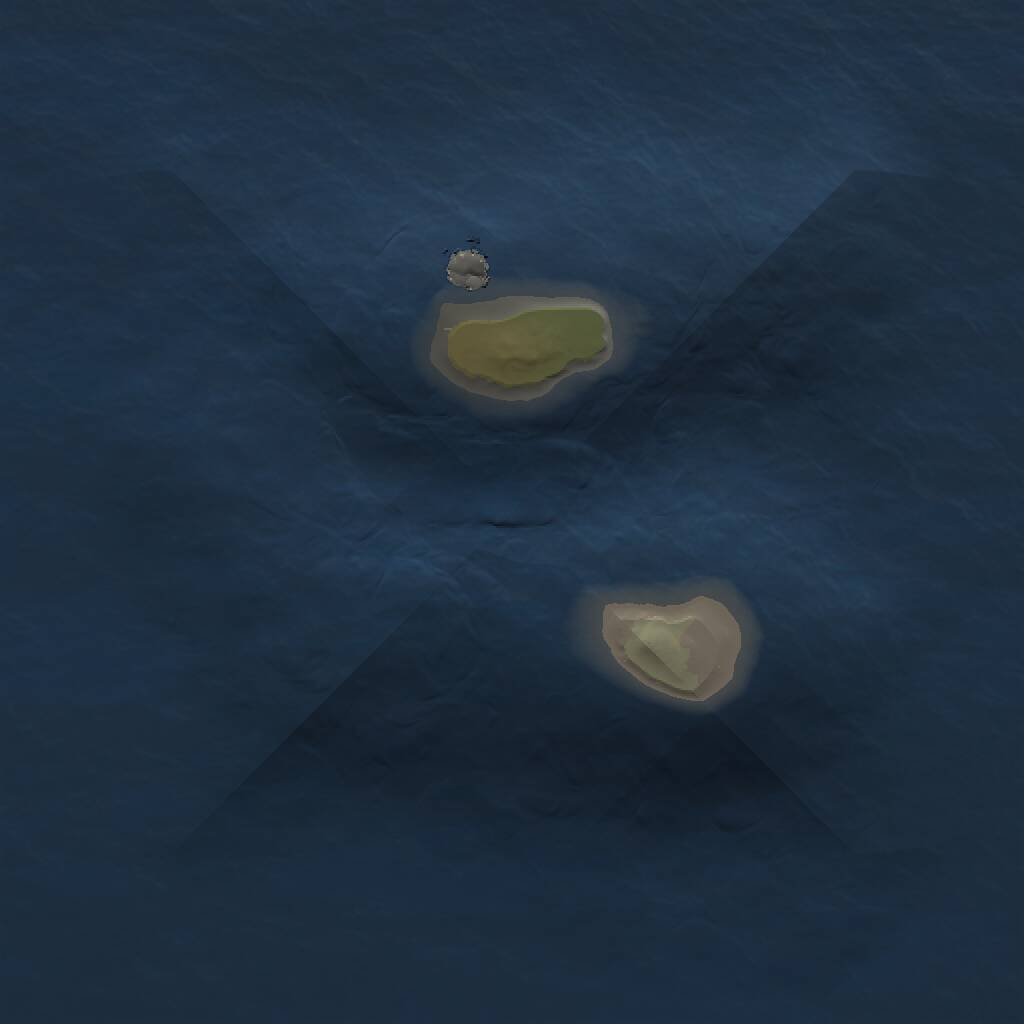 Rust Map: Procedural Map, Size: 1000, Seed: 1751107164, 1 Monuments