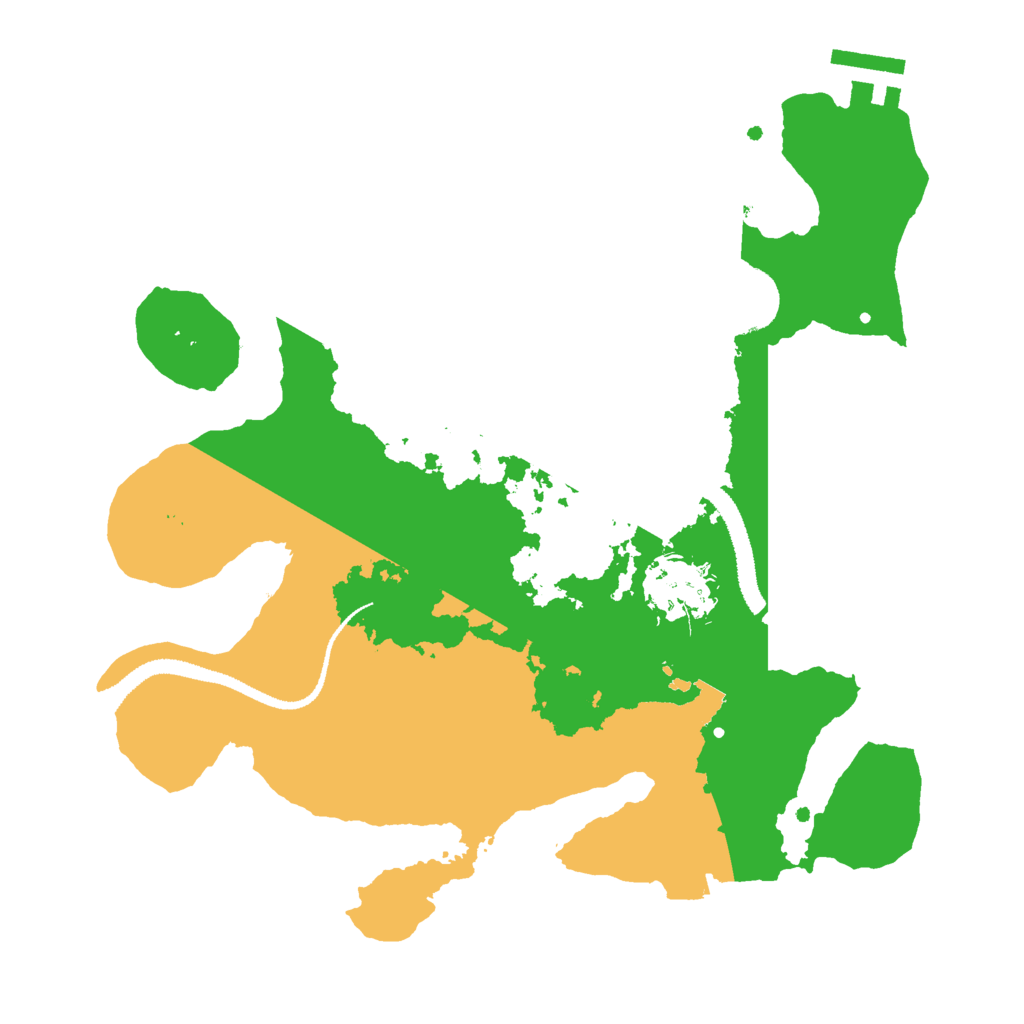 Biome Rust Map: Procedural Map, Size: 2800, Seed: 1950670055
