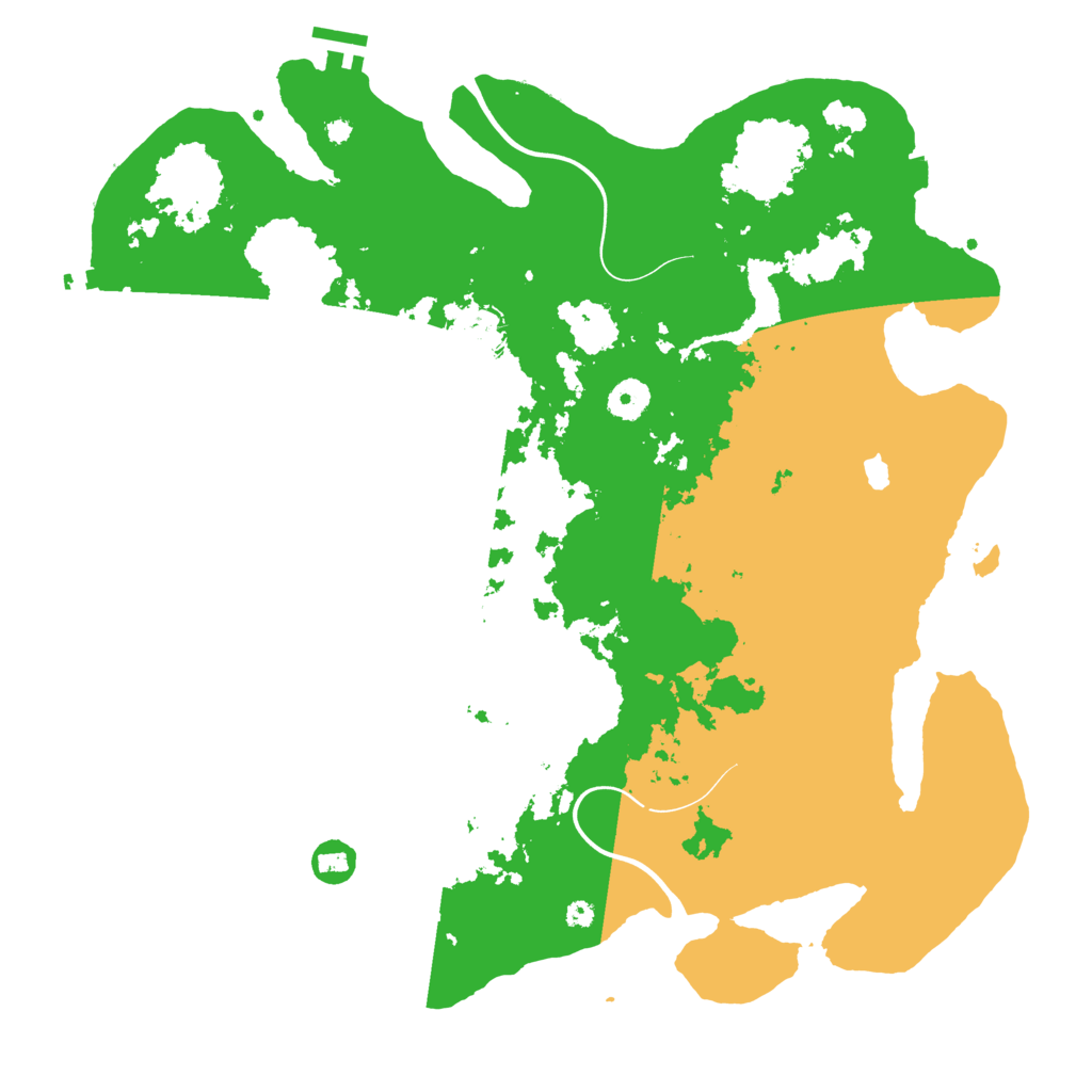 Biome Rust Map: Procedural Map, Size: 4000, Seed: 70129982