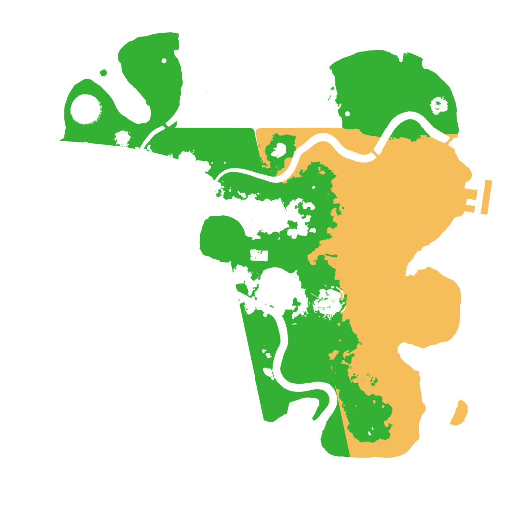 Biome Rust Map: Procedural Map, Size: 3000, Seed: 18169