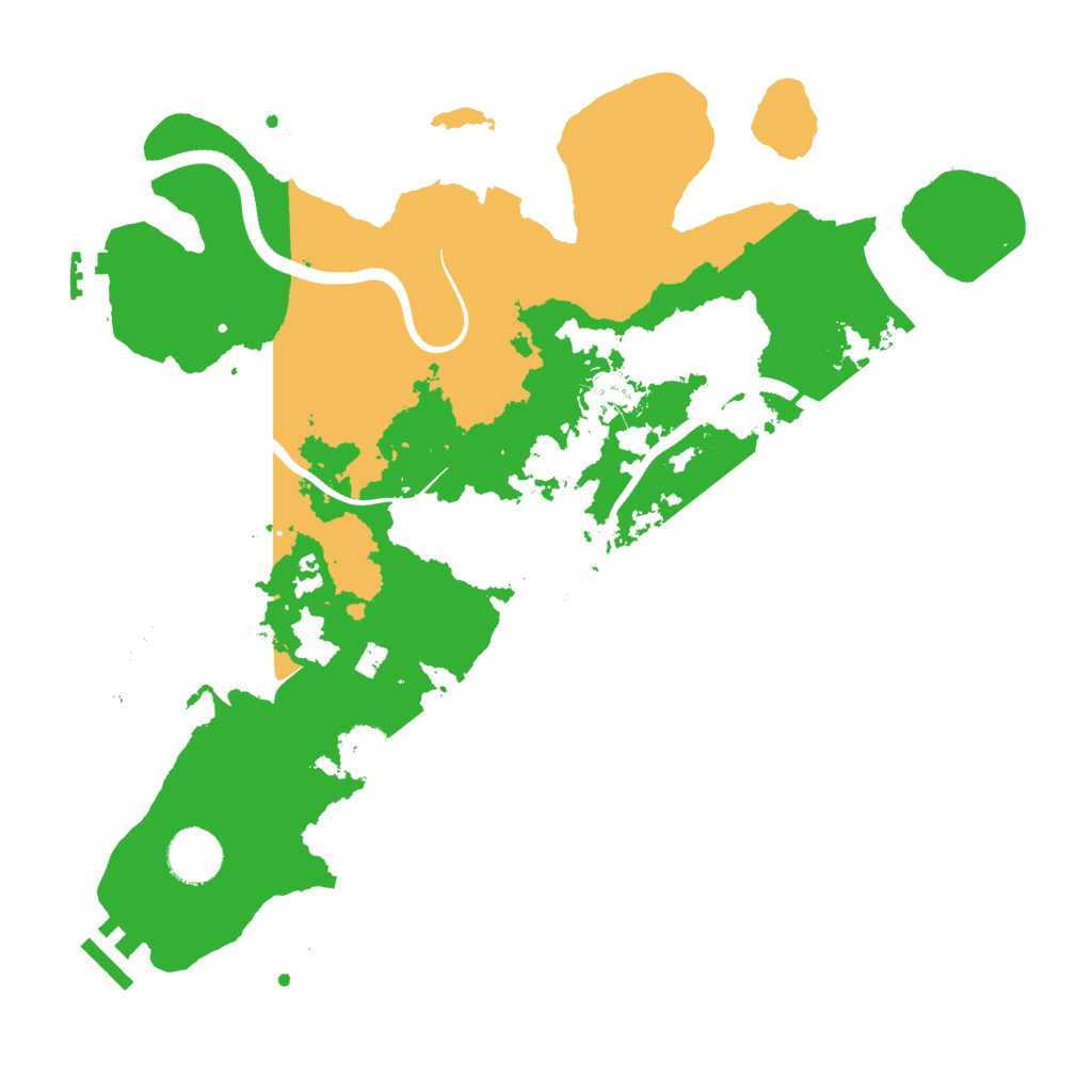 Biome Rust Map: Procedural Map, Size: 3500, Seed: 1428232754