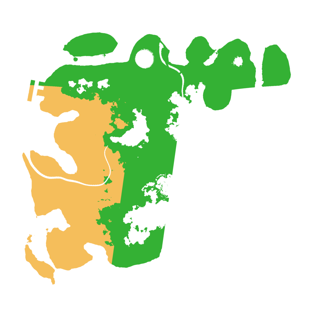 Biome Rust Map: Procedural Map, Size: 3000, Seed: 142716460