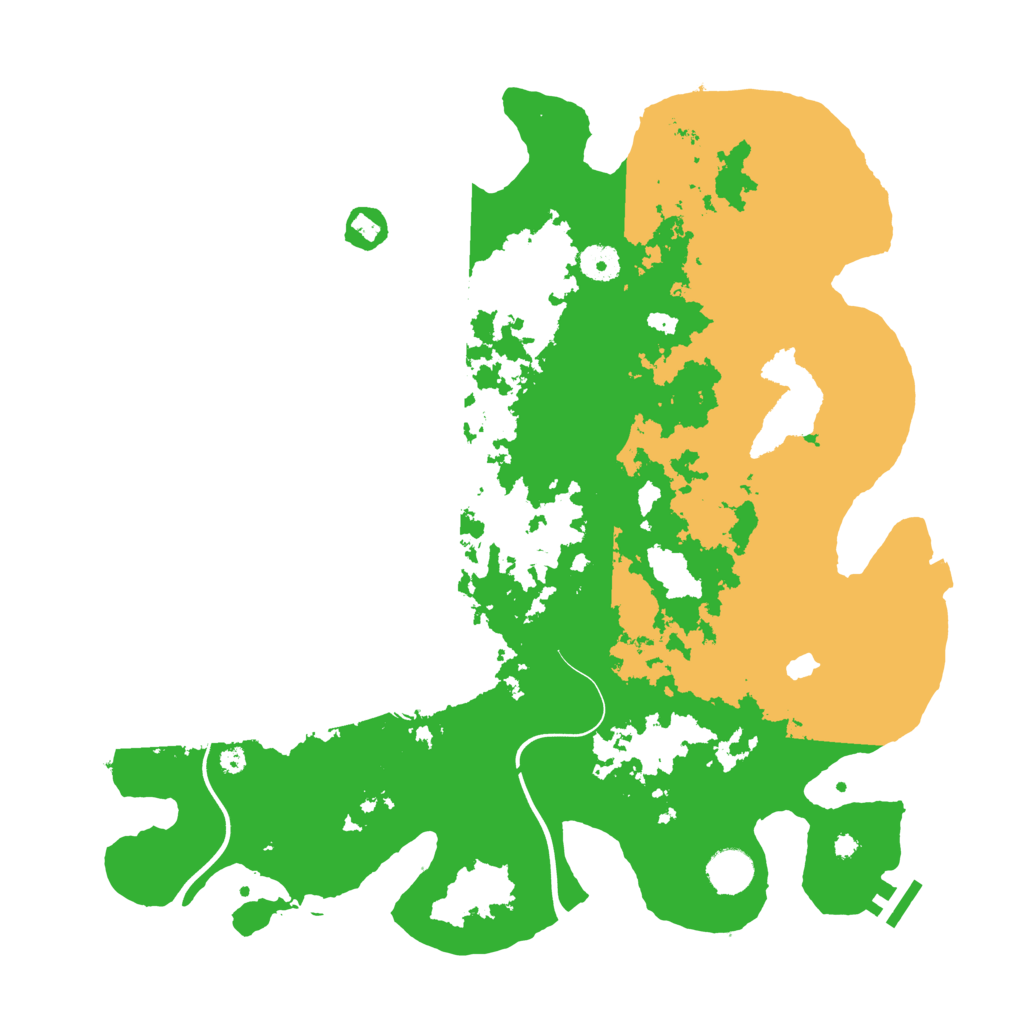 Biome Rust Map: Procedural Map, Size: 4000, Seed: 49992