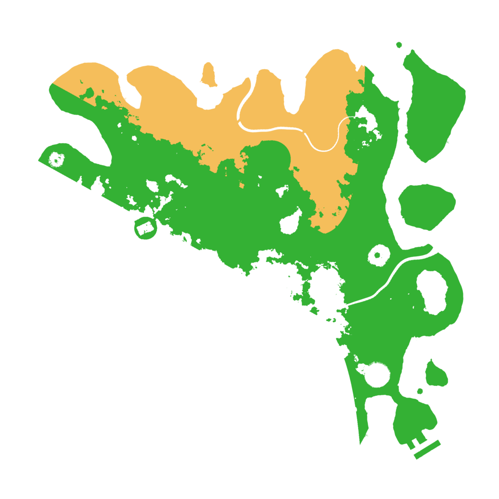 Biome Rust Map: Procedural Map, Size: 3500, Seed: 1789386589