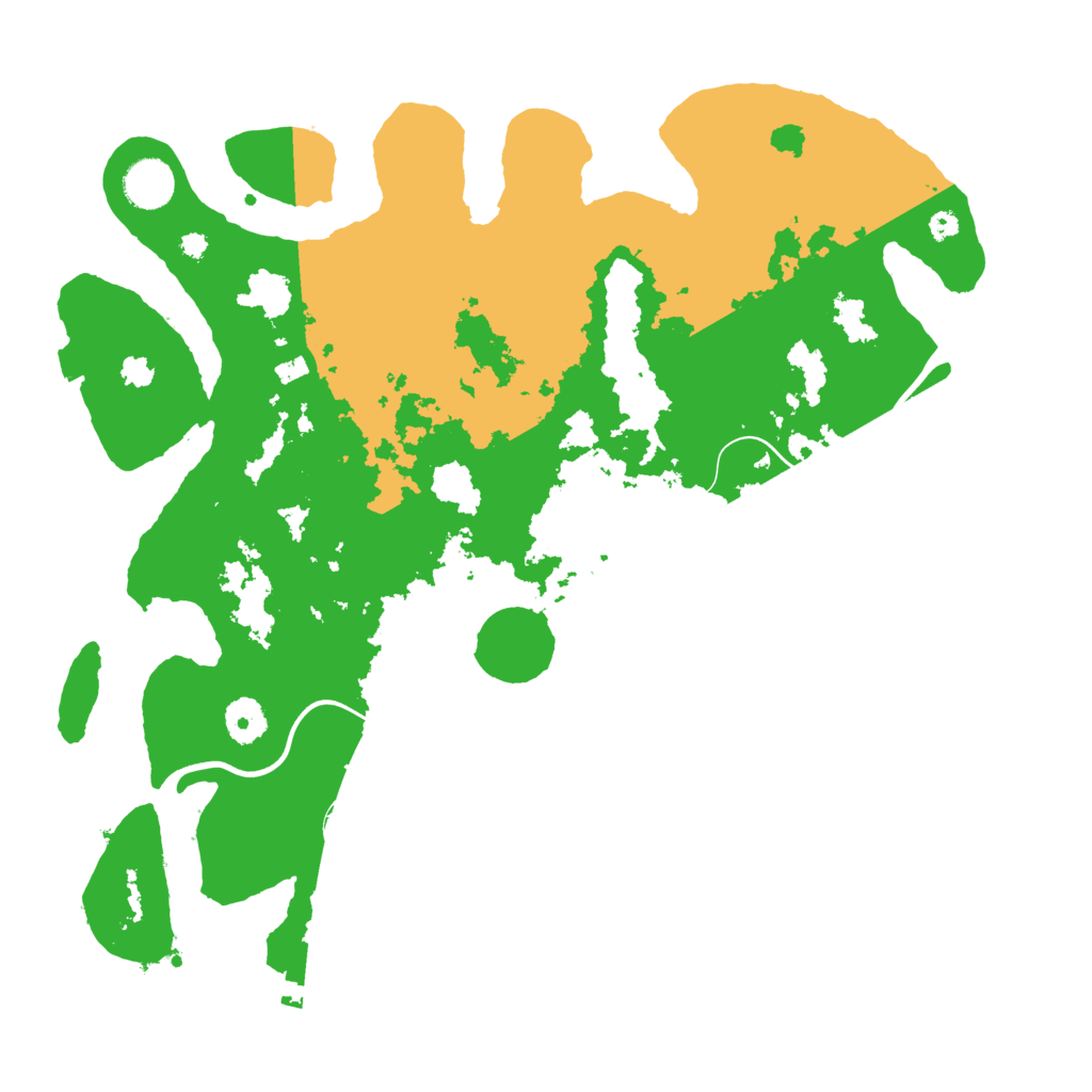 Biome Rust Map: Procedural Map, Size: 3800, Seed: 592076672