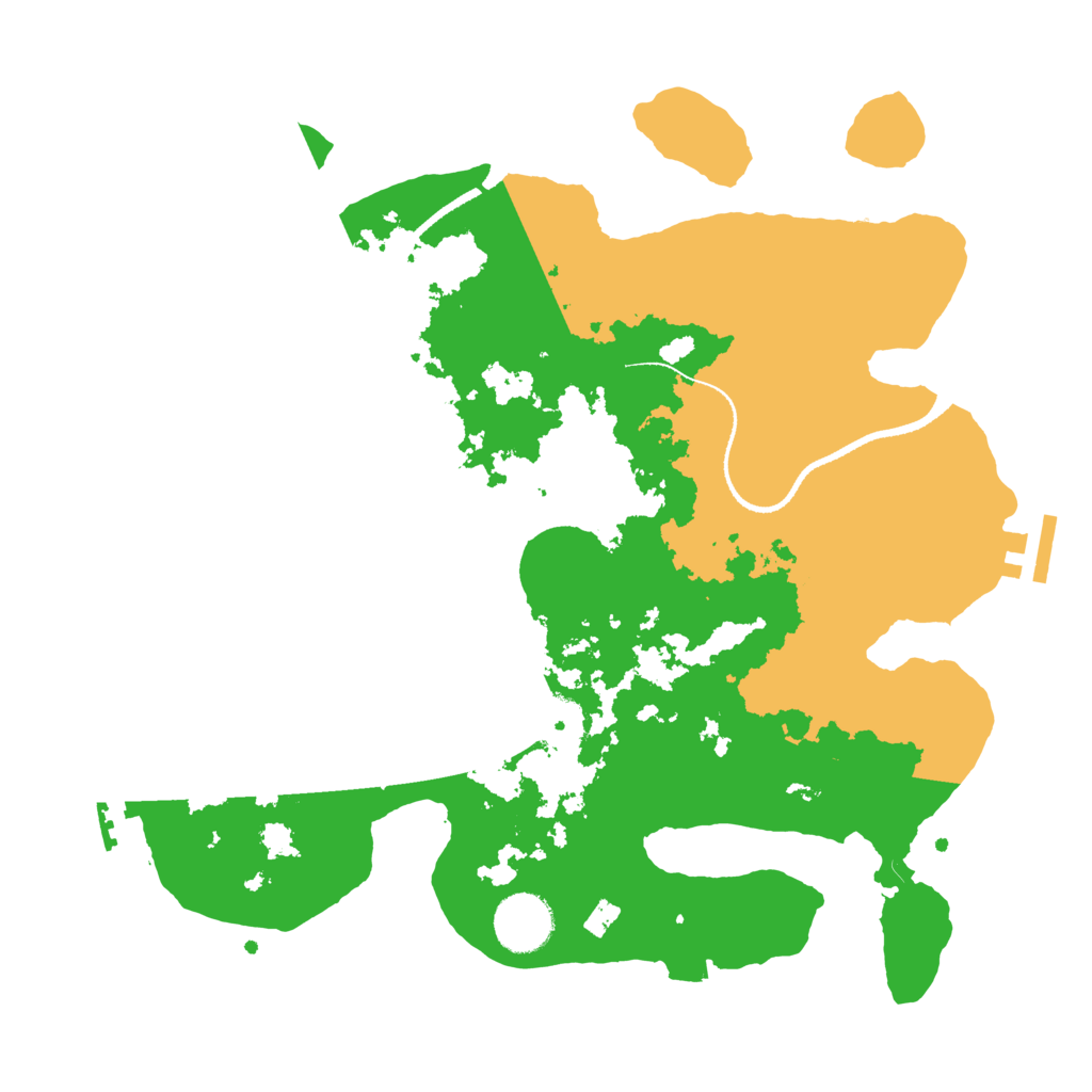 Biome Rust Map: Procedural Map, Size: 3250, Seed: 732437687