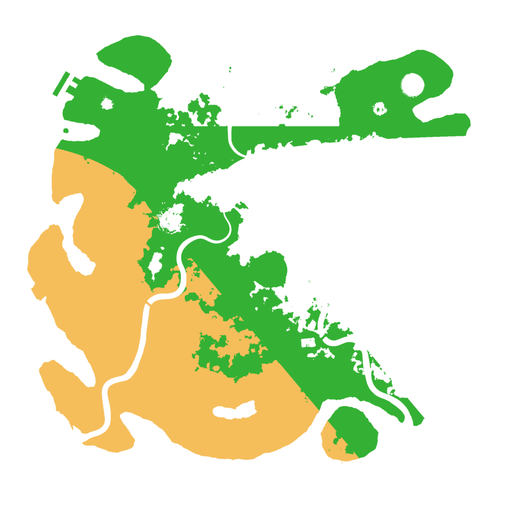 Biome Rust Map: Procedural Map, Size: 3850, Seed: 517459578