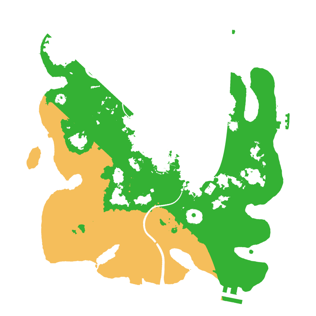 Biome Rust Map: Procedural Map, Size: 3000, Seed: 1094691793