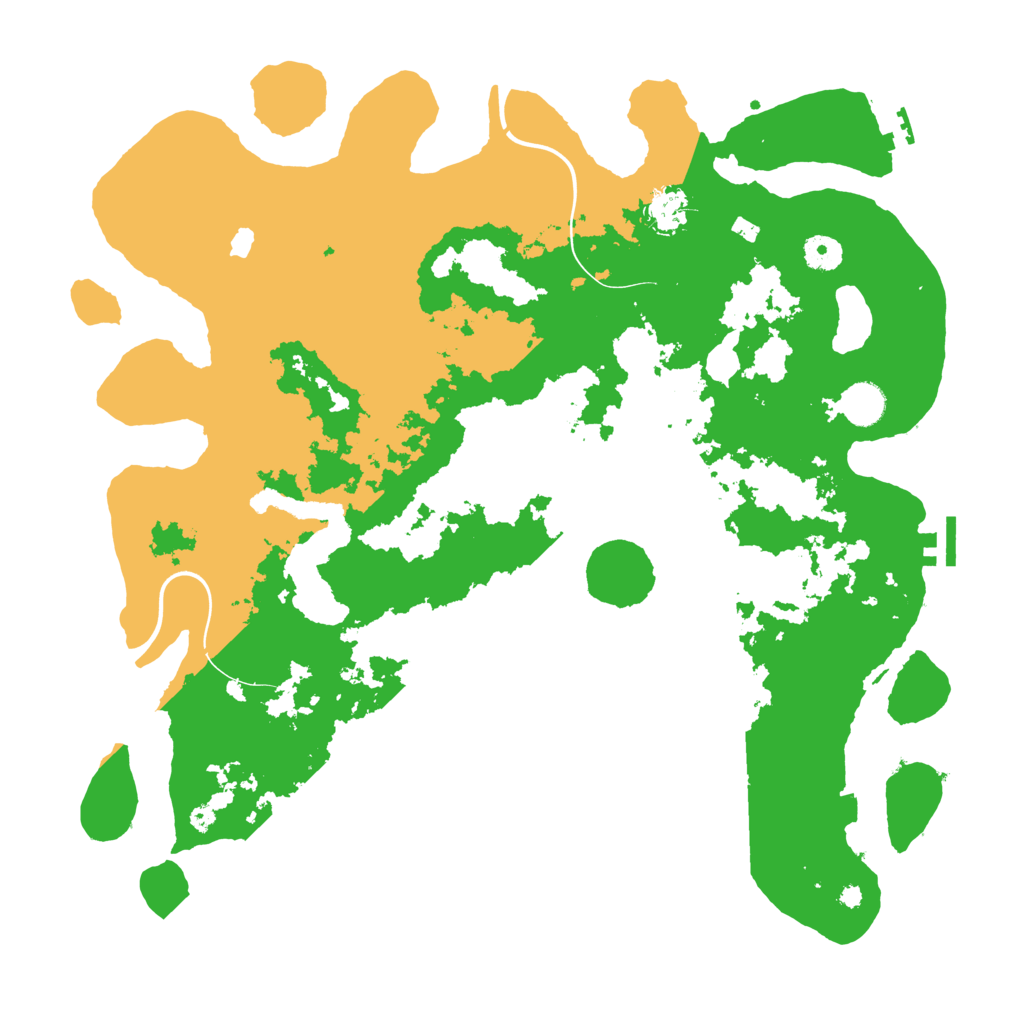 Biome Rust Map: Procedural Map, Size: 4150, Seed: 428155