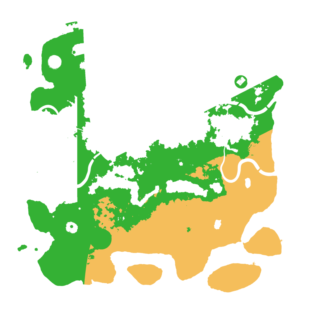 Biome Rust Map: Procedural Map, Size: 4000, Seed: 66354