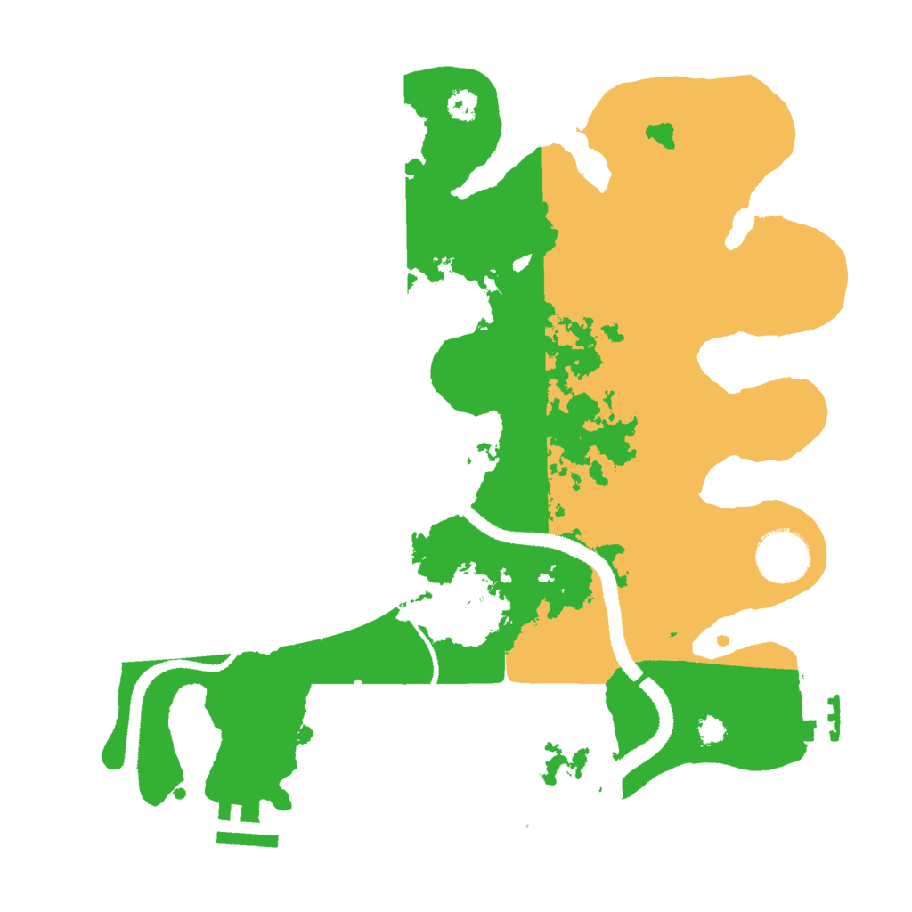 Biome Rust Map: Procedural Map, Size: 3000, Seed: 6408