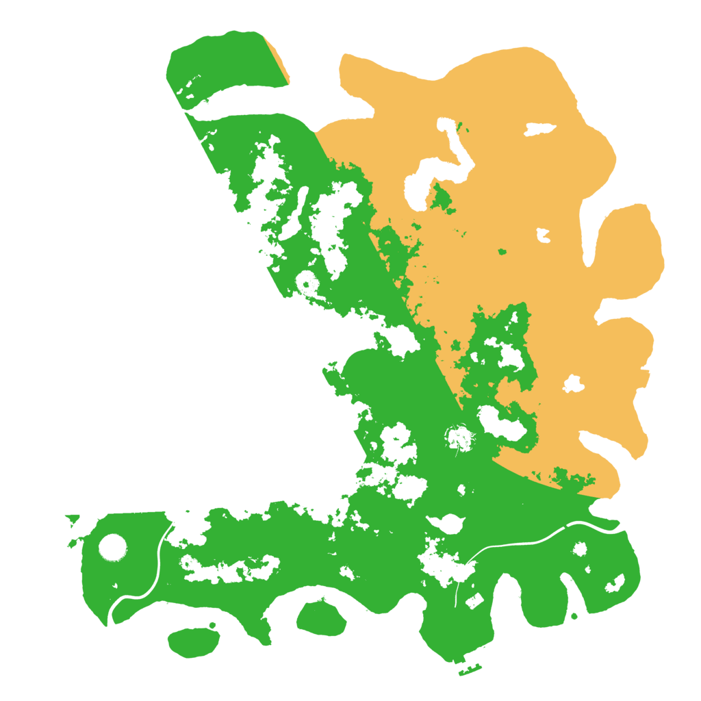 Biome Rust Map: Procedural Map, Size: 4500, Seed: 67893426