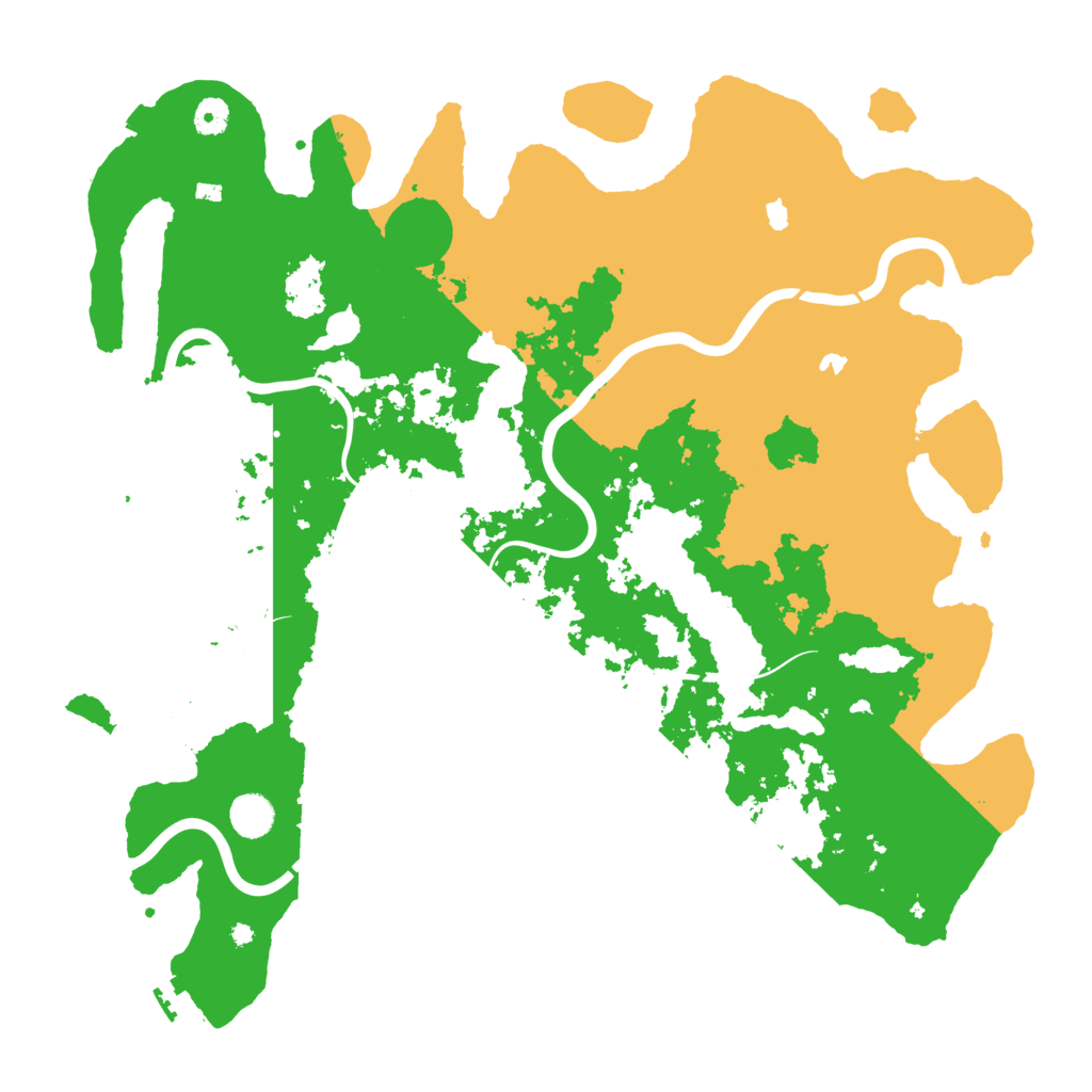 Biome Rust Map: Procedural Map, Size: 4500, Seed: 53005648