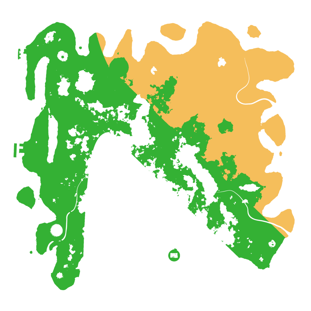 Biome Rust Map: Procedural Map, Size: 4500, Seed: 53005648