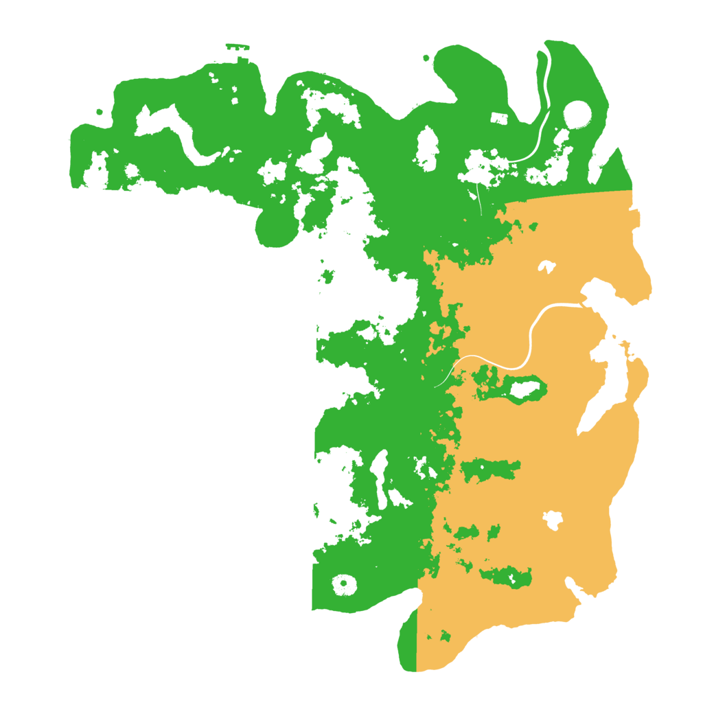 Biome Rust Map: Procedural Map, Size: 4500, Seed: 46521