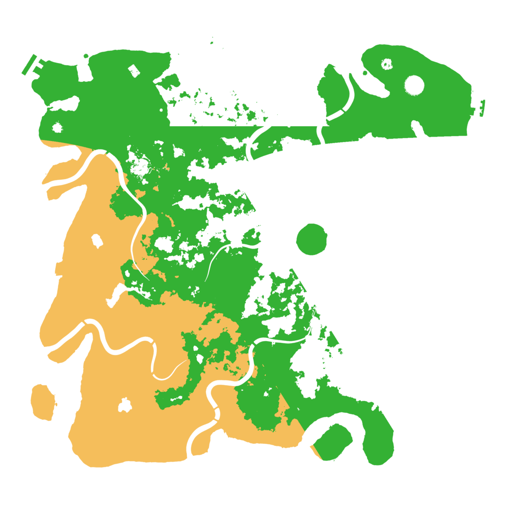 Biome Rust Map: Procedural Map, Size: 4500, Seed: 1954904409