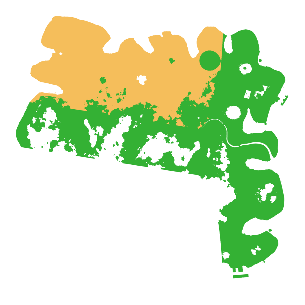 Biome Rust Map: Procedural Map, Size: 4000, Seed: 46520