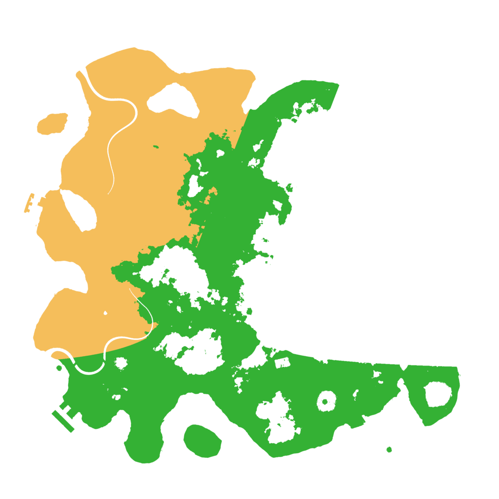 Biome Rust Map: Procedural Map, Size: 3700, Seed: 186055736