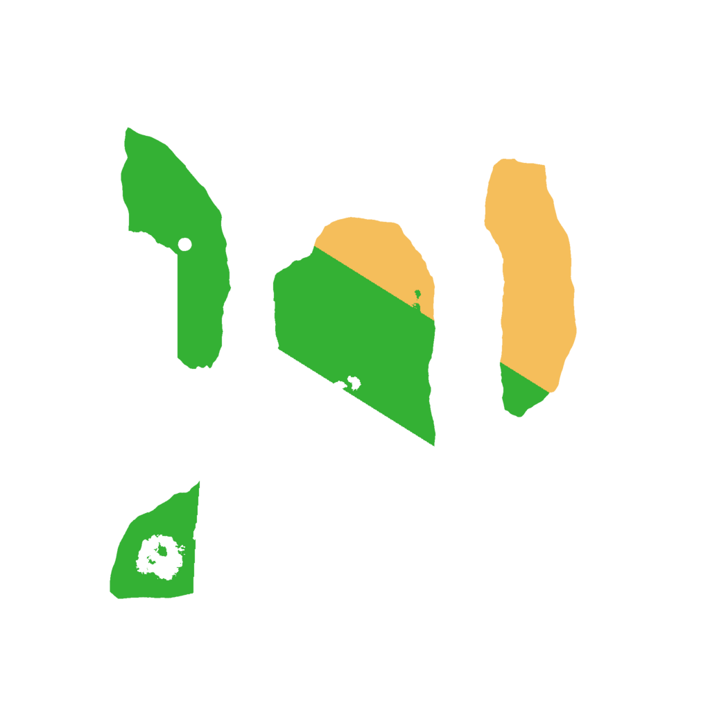 Biome Rust Map: Procedural Map, Size: 1600, Seed: 67477014