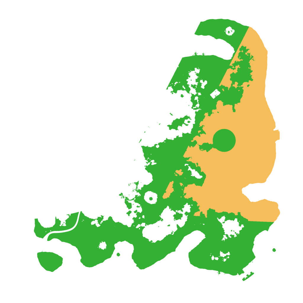 Biome Rust Map: Procedural Map, Size: 3500, Seed: 1269677932
