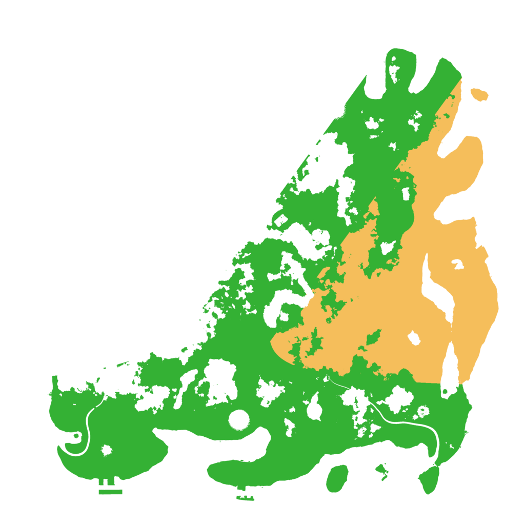 Biome Rust Map: Procedural Map, Size: 4500, Seed: 8742368