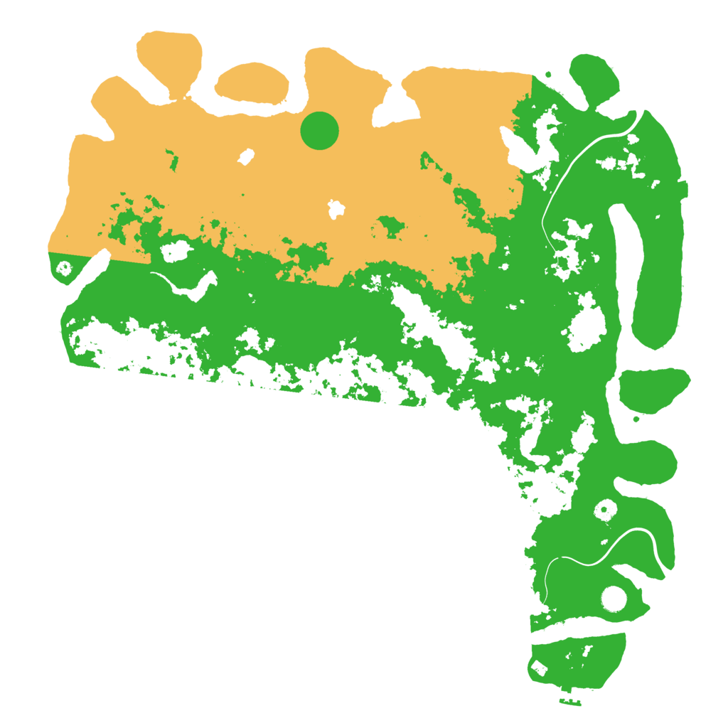 Biome Rust Map: Procedural Map, Size: 5000, Seed: 567436571