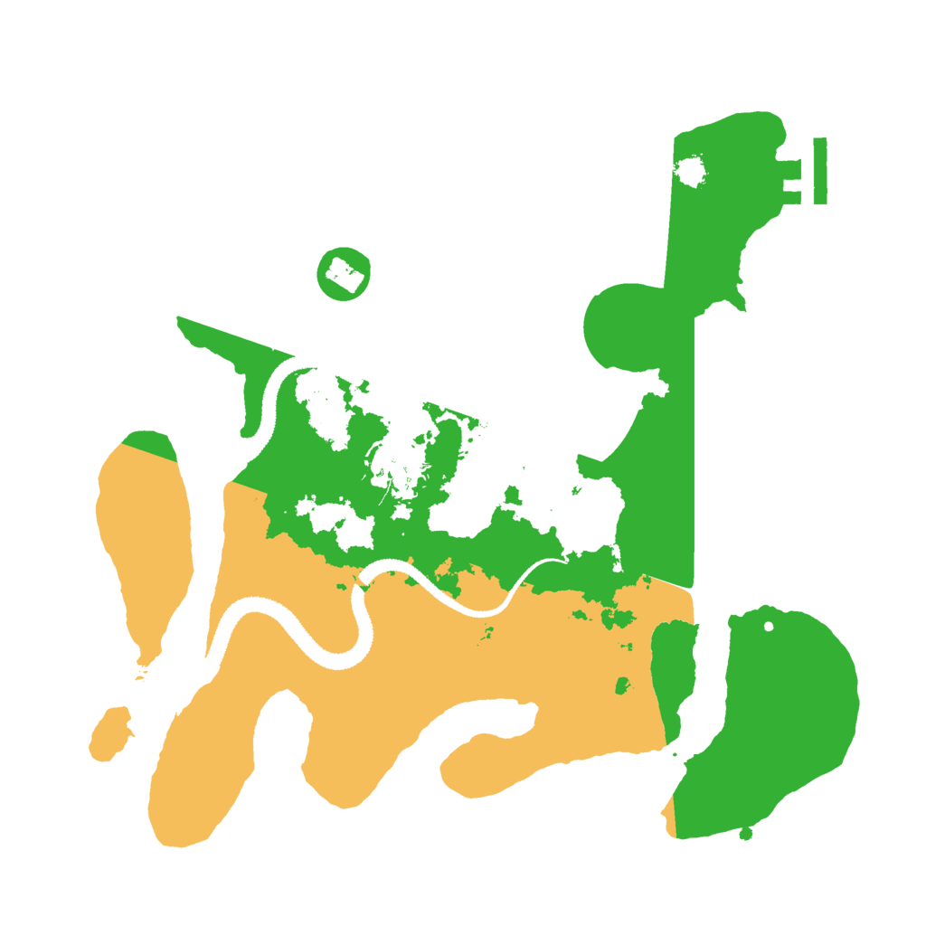 Biome Rust Map: Procedural Map, Size: 2800, Seed: 200145808