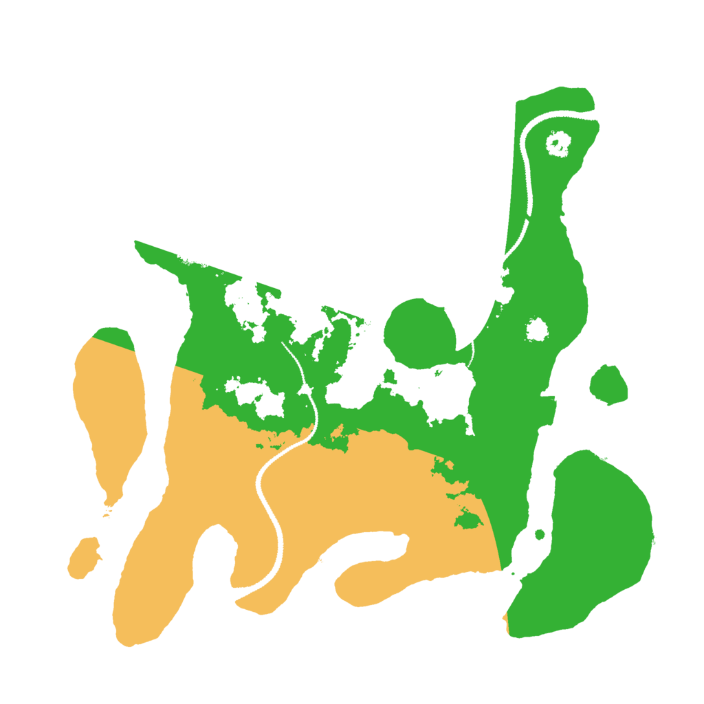 Biome Rust Map: Procedural Map, Size: 2800, Seed: 200145808
