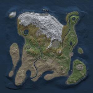 Thumbnail Rust Map: Procedural Map, Size: 2800, Seed: 200145808, 6 Monuments