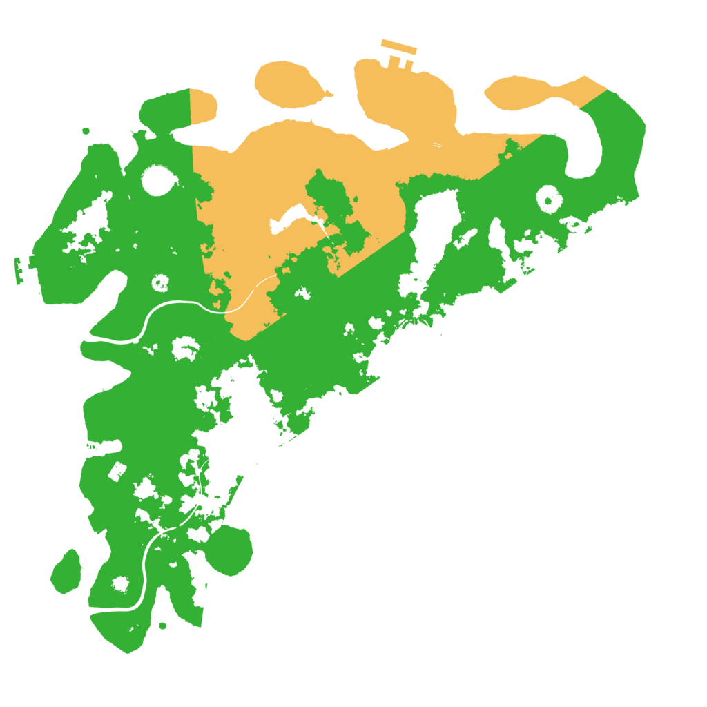 Biome Rust Map: Procedural Map, Size: 4000, Seed: 27685792