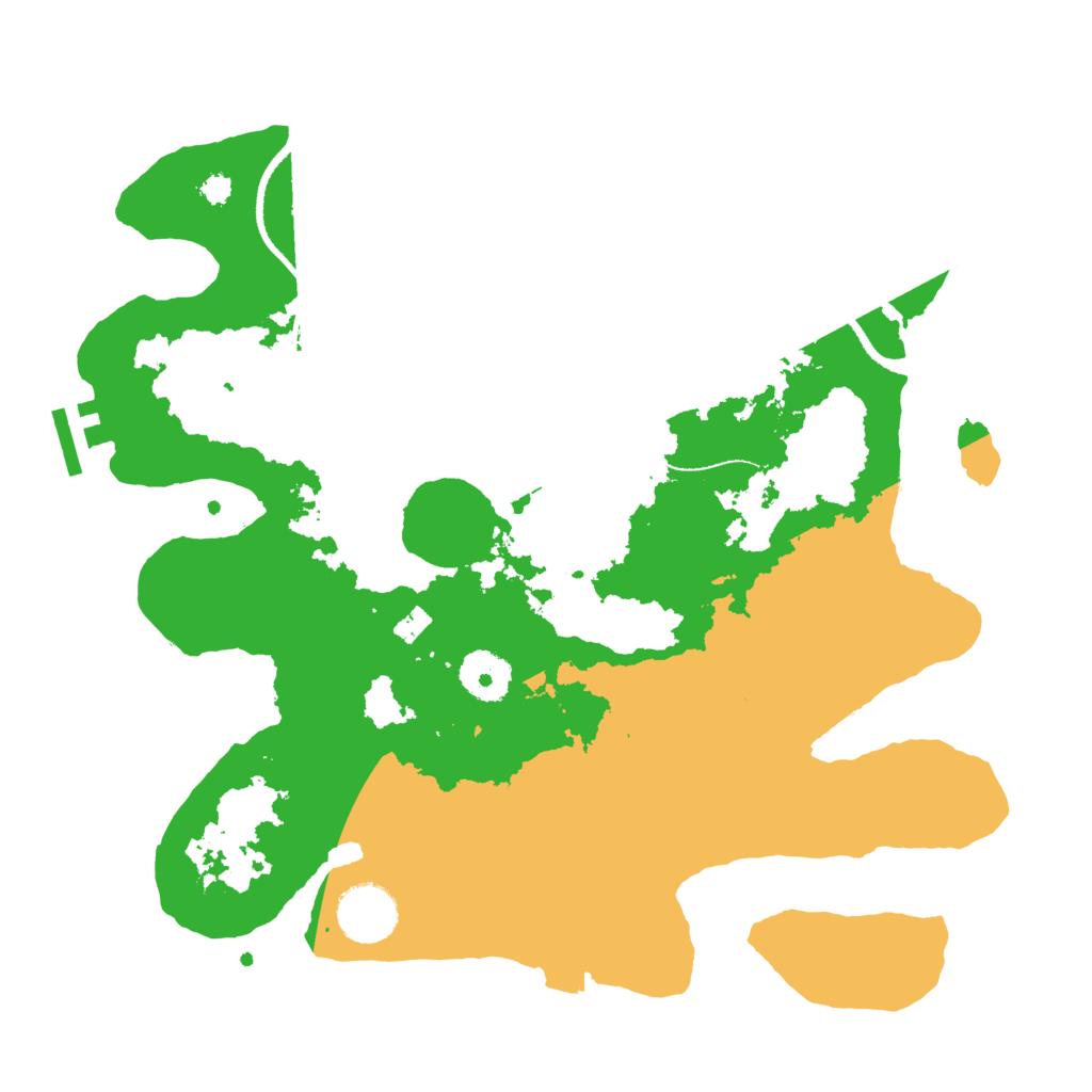 Biome Rust Map: Procedural Map, Size: 3250, Seed: 54081714
