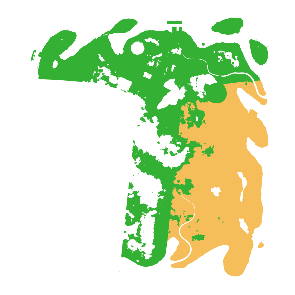 Biome Rust Map: Procedural Map, Size: 4000, Seed: 984834428