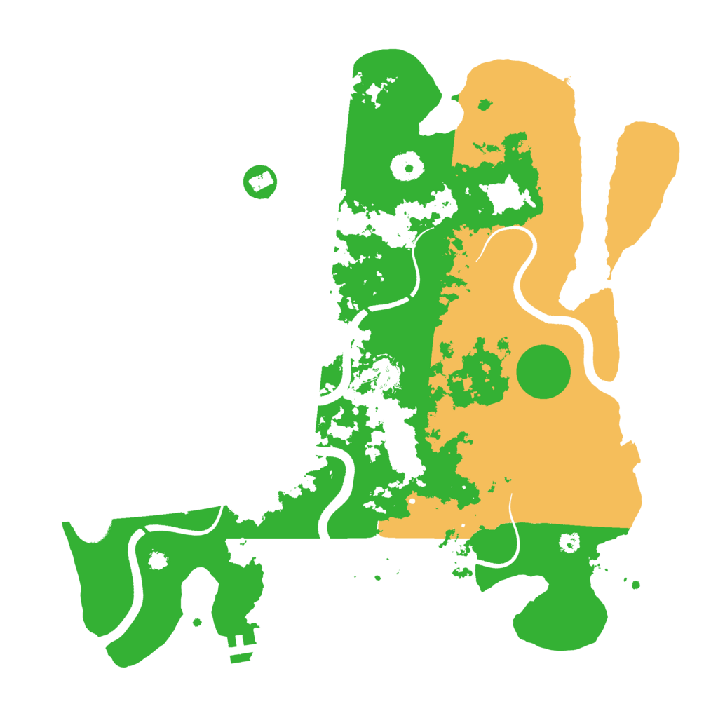 Biome Rust Map: Procedural Map, Size: 3500, Seed: 562924349