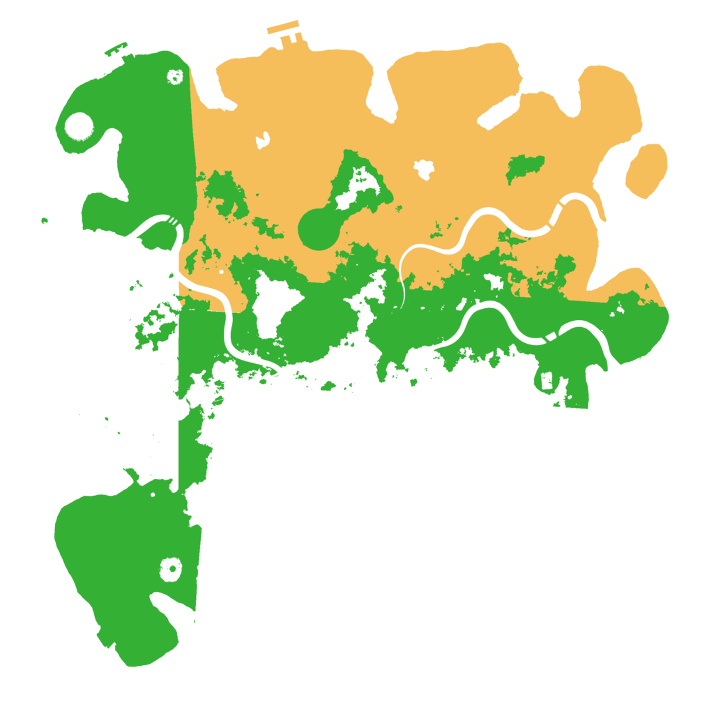 Biome Rust Map: Procedural Map, Size: 4500, Seed: 98596218