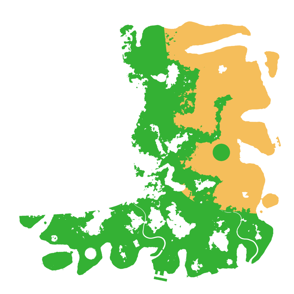 Biome Rust Map: Procedural Map, Size: 4500, Seed: 1131973922