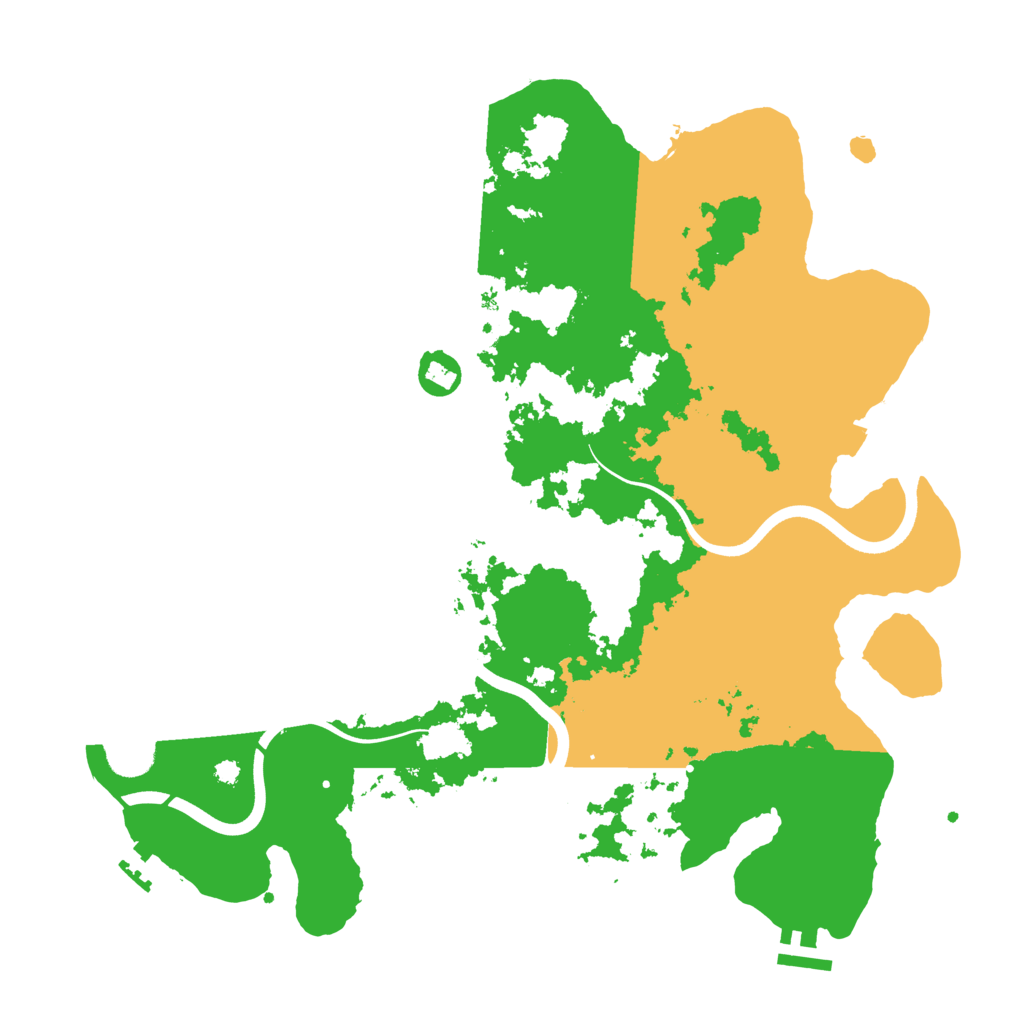 Biome Rust Map: Procedural Map, Size: 3800, Seed: 125265487