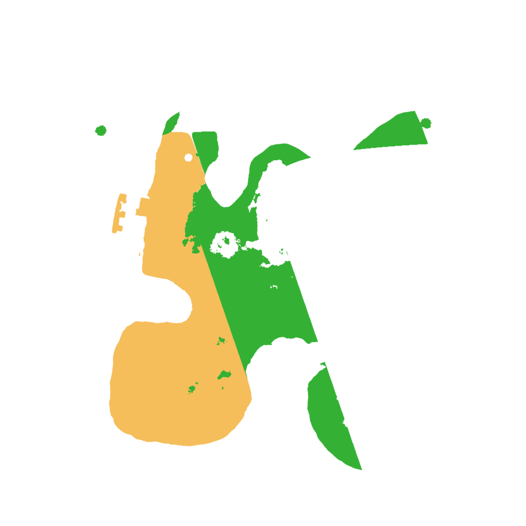 Biome Rust Map: Procedural Map, Size: 2000, Seed: 6576358