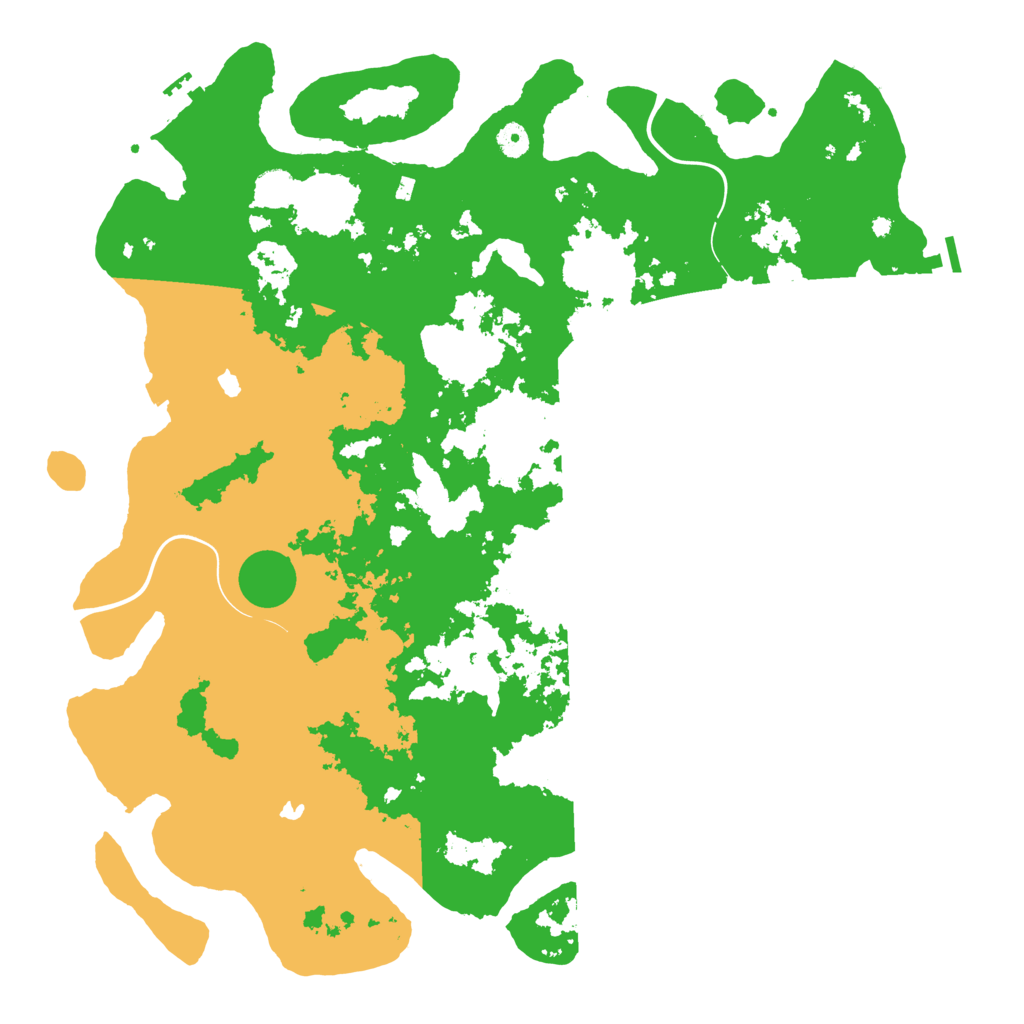 Biome Rust Map: Procedural Map, Size: 4700, Seed: 972179512