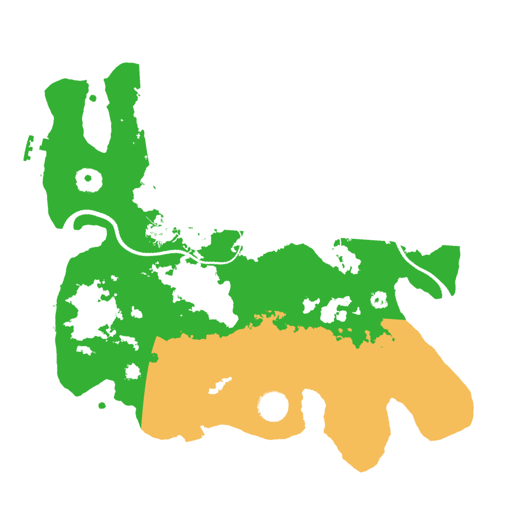 Biome Rust Map: Procedural Map, Size: 3000, Seed: 24510