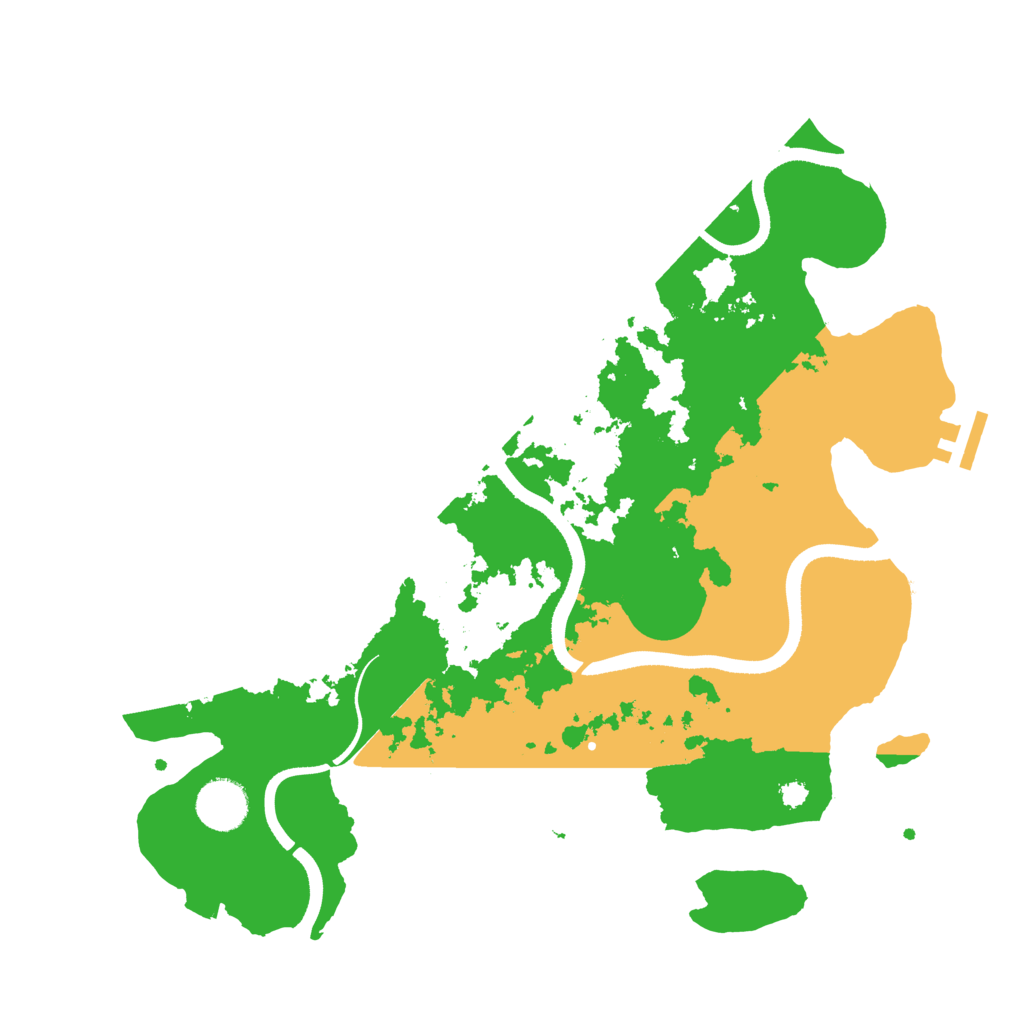 Biome Rust Map: Procedural Map, Size: 3500, Seed: 1037997281