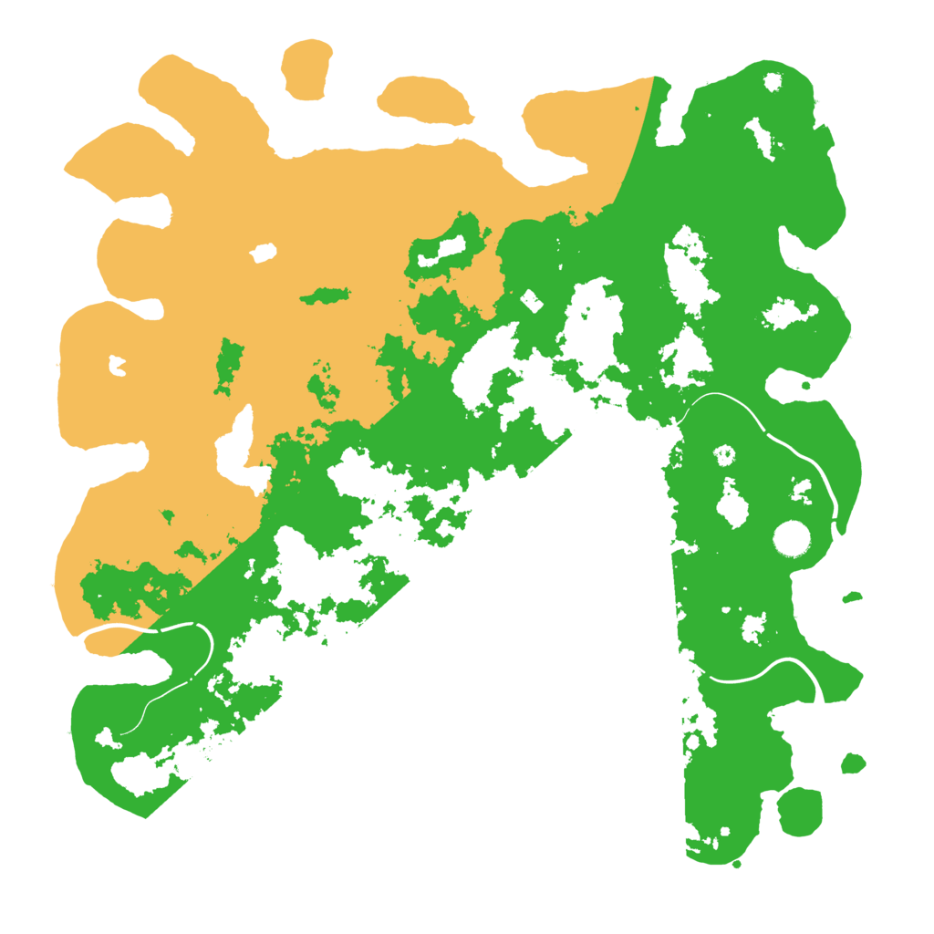 Biome Rust Map: Procedural Map, Size: 4500, Seed: 1943229134