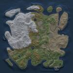 Thumbnail Rust Map: Procedural Map, Size: 3750, Seed: 2105428487, 14 Monuments