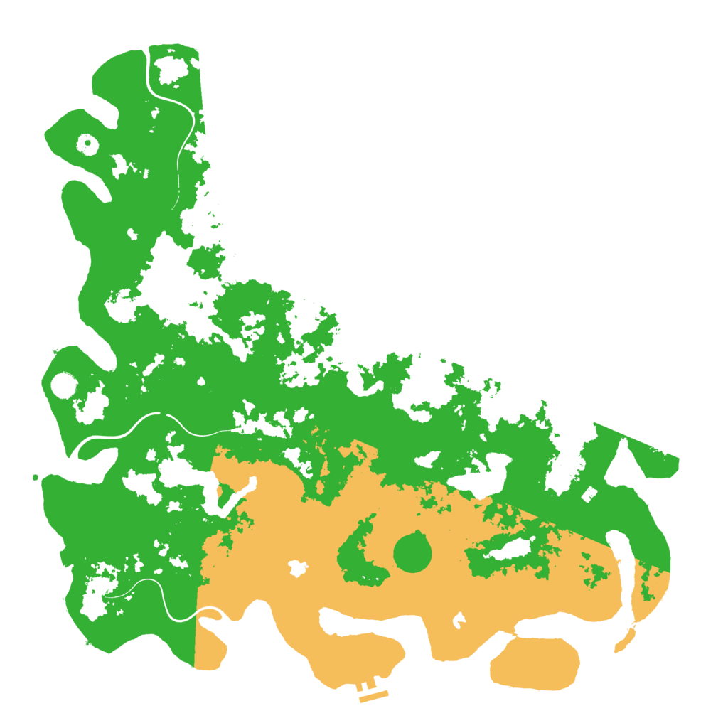 Biome Rust Map: Procedural Map, Size: 5000, Seed: 898345920