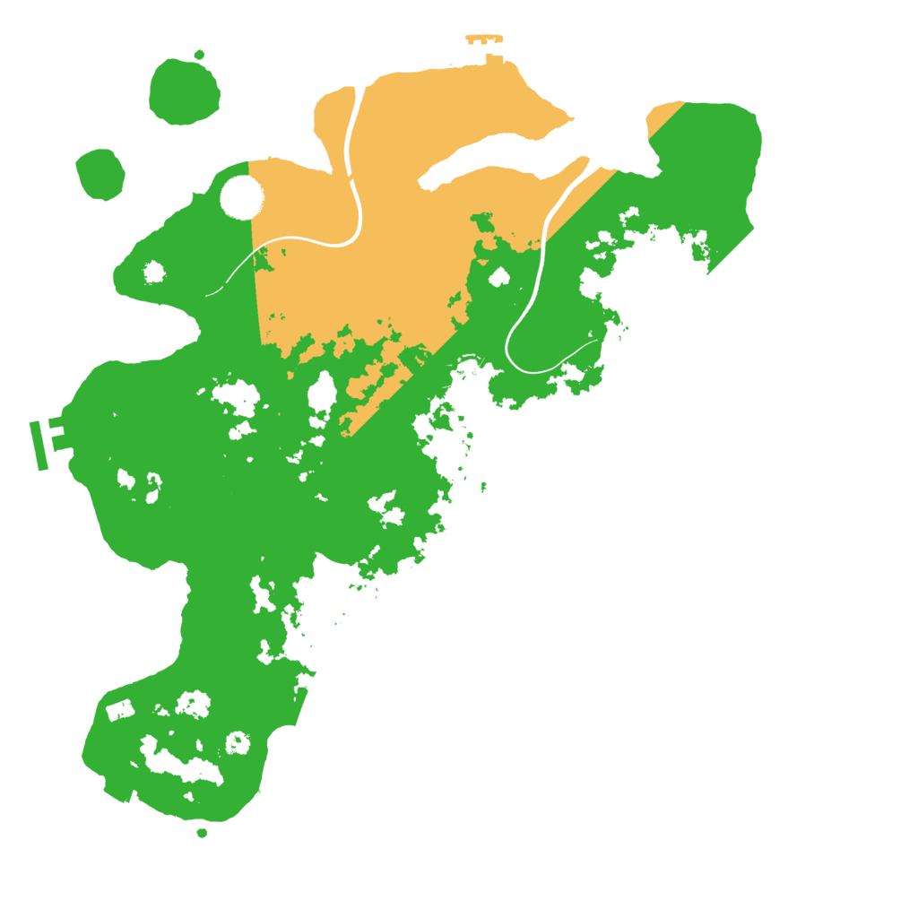 Biome Rust Map: Procedural Map, Size: 3750, Seed: 1065853198