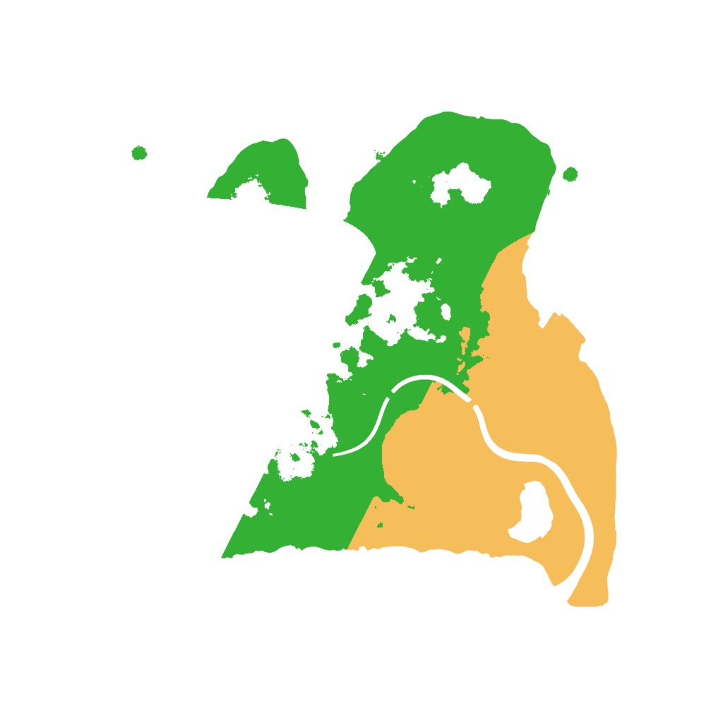 Biome Rust Map: Procedural Map, Size: 2000, Seed: 1664034543