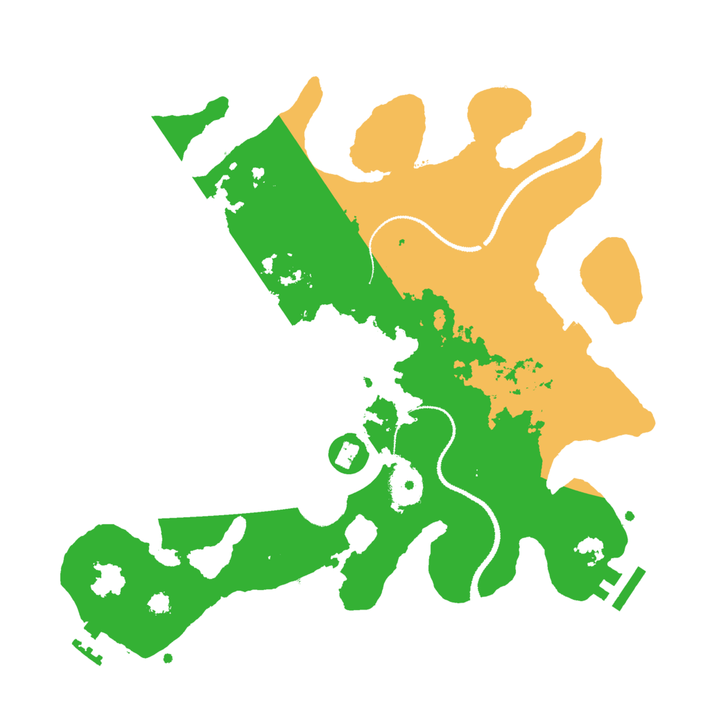 Biome Rust Map: Procedural Map, Size: 3000, Seed: 457548234